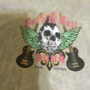Rock & roll skull tee